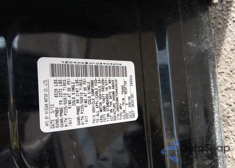 2012 Nissan Rogue Sv W/Sl Pkg z USA, uszkodzony, nr VIN JN8AS5MV7CW404534